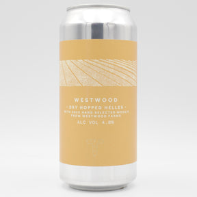 This is a can of Track - Westwood - 4.8% (440ml). It is a Lager / Pilsner / Kölsch craft beer available to buy from Ghost Whale, voted London's best craft beer shop.