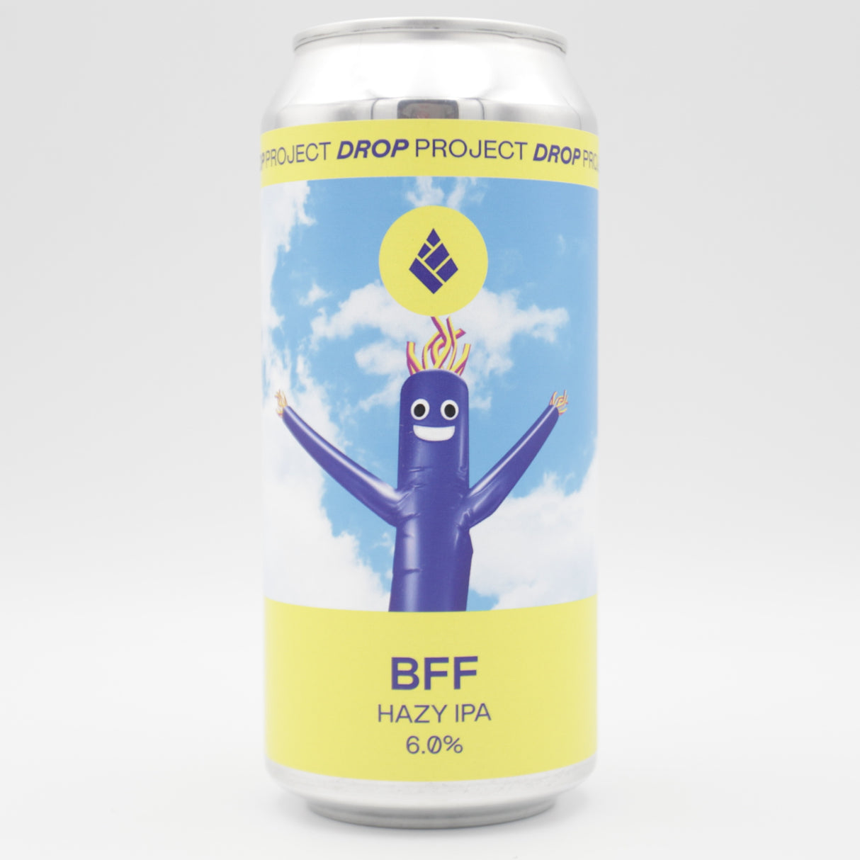 This is a can of Drop Project - BFF - 6% (440ml). It is a IPA craft beer available to buy from Ghost Whale, voted London's best craft beer shop.