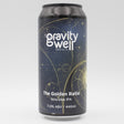 This is a can of Gravity Well - The Golden Ratio - 7% (440ml). It is a IPA craft beer available to buy from Ghost Whale, voted London's best craft beer shop.