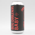 This is a can of Warpigs - Big Drunk Baby - 9% (440ml). It is a Double IPA craft beer available to buy from Ghost Whale, voted London's best craft beer shop.