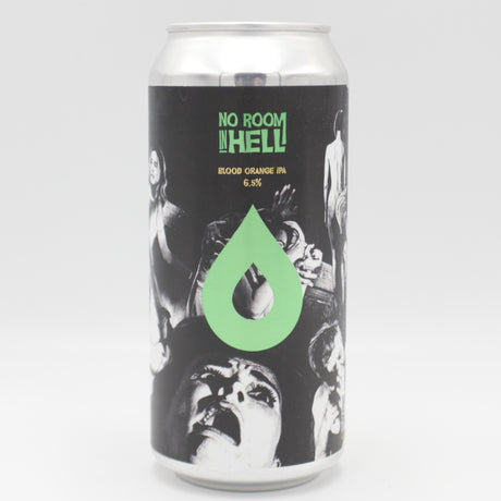 This is a can of Polly's Brew Co - No Room In Hell - 6.5% (440ml). It is a IPA craft beer available to buy from Ghost Whale, voted London's best craft beer shop.