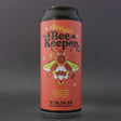 This is a can of Tank Busters - Beekeeper vol.12: Strawberry, Cherry, Banana, Almond - 5% (500ml). It is a Sour craft beer available to buy from Ghost Whale, voted London's best craft beer shop.