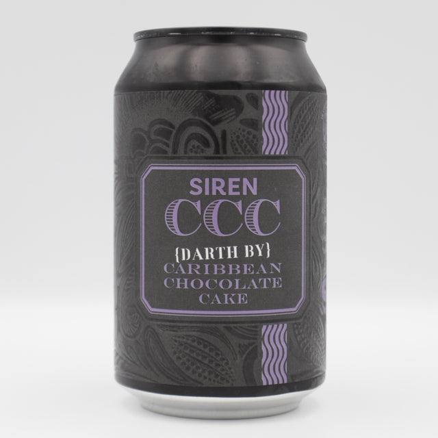 This is a can of Siren / Emperor's - Darth By Caribbean Chocolate Cake - 14% (330ml). It is a Imperial Stout / Porter craft beer available to buy from Ghost Whale, voted London's best craft beer shop.