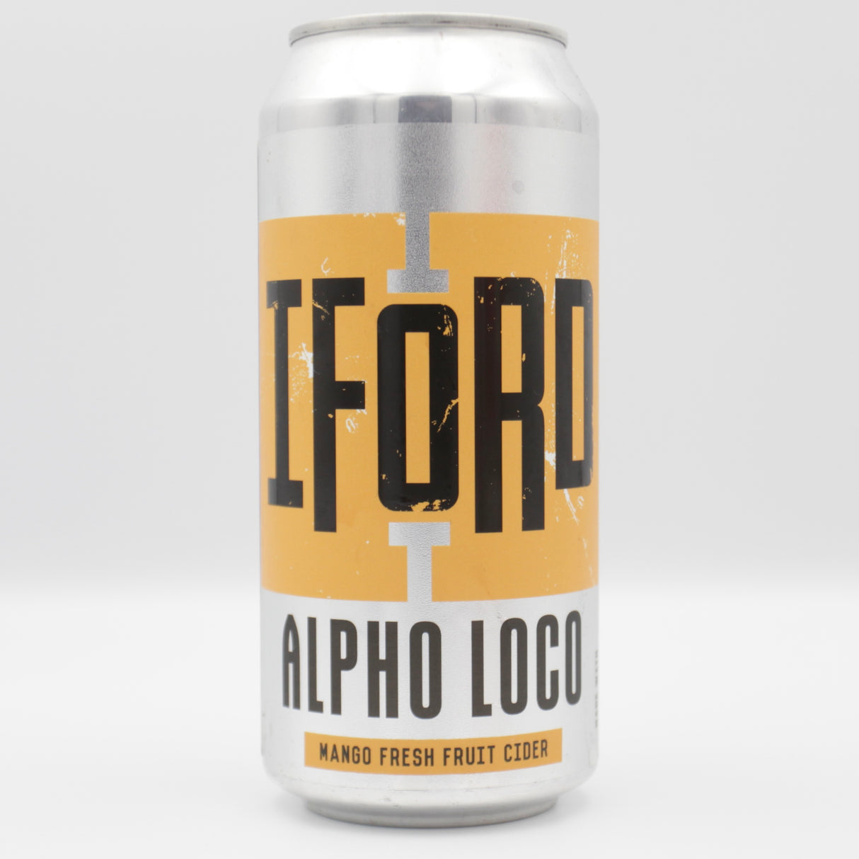 This is a can of Iford - Alpho Loco - 4% (440ml). It is a  craft cider available to buy from Ghost Whale, voted London's best craft beer shop.