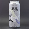 This is a can of Fuerst Wiacek - Loud Typing - 6.2% (440ml). It is a IPA craft beer available to buy from Ghost Whale, voted London's best craft beer shop.