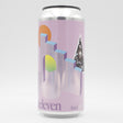 This is a can of Elmeleven / Cloudwater - PULP: Nothing To Declare - 5% (440ml). It is a Sour craft beer available to buy from Ghost Whale, voted London's best craft beer shop.