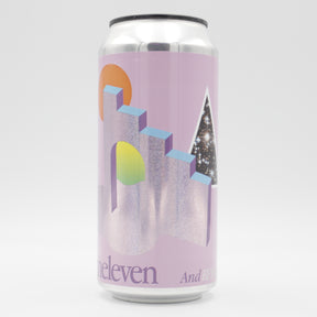 This is a can of Elmeleven / Cloudwater - PULP: Nothing To Declare - 5% (440ml). It is a Sour craft beer available to buy from Ghost Whale, voted London's best craft beer shop.
