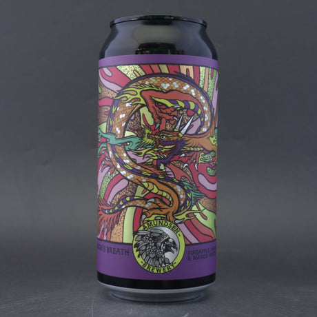 This is a can of Amundsen - Dragon's Breath - 6.5% (440ml). It is a Sour craft beer available to buy from Ghost Whale, voted London's best craft beer shop.