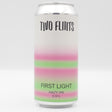 This is a can of Two Flints - First Light - 6.5% (440ml). It is a IPA craft beer available to buy from Ghost Whale, voted London's best craft beer shop.