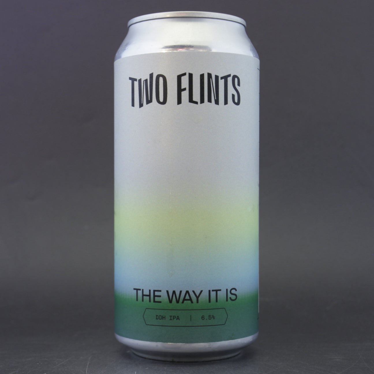 This is a can of Two Flints - The Way It Is - 6.5% (440ml). It is a IPA craft beer available to buy from Ghost Whale, voted London's best craft beer shop.