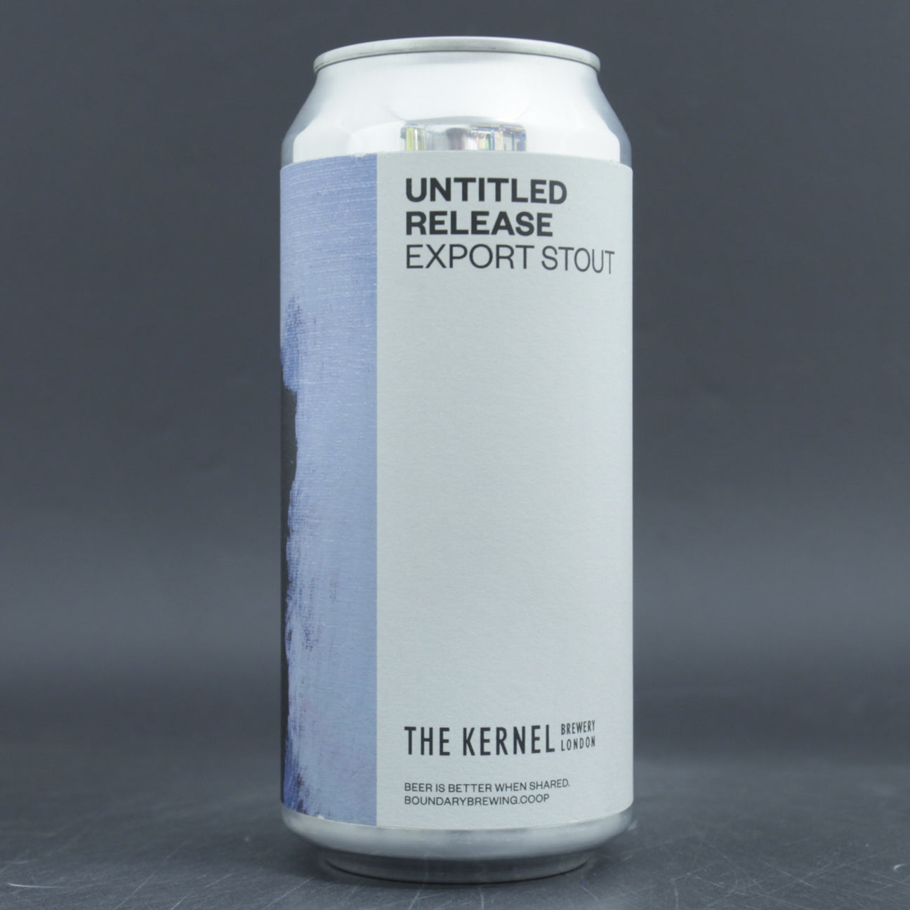 This is a can of Boundary / The Kernel - Untitled Release - 7.1% (440ml). It is a Stout / Porter craft beer available to buy from Ghost Whale, voted London's best craft beer shop.