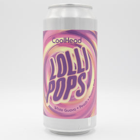 This is a can of Coolhead Brew - Lollipops - 5% (440ml). It is a Sour craft beer available to buy from Ghost Whale, voted London's best craft beer shop.