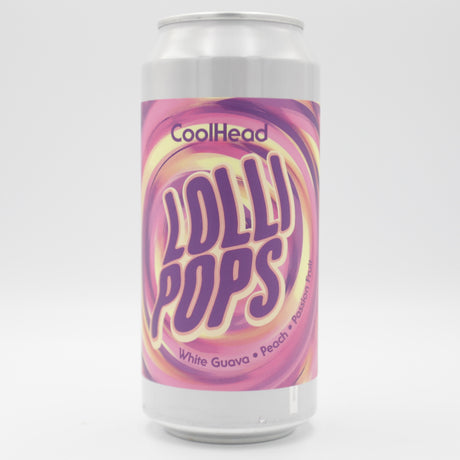 This is a can of Coolhead Brew - Lollipops - 5% (440ml). It is a Sour craft beer available to buy from Ghost Whale, voted London's best craft beer shop.