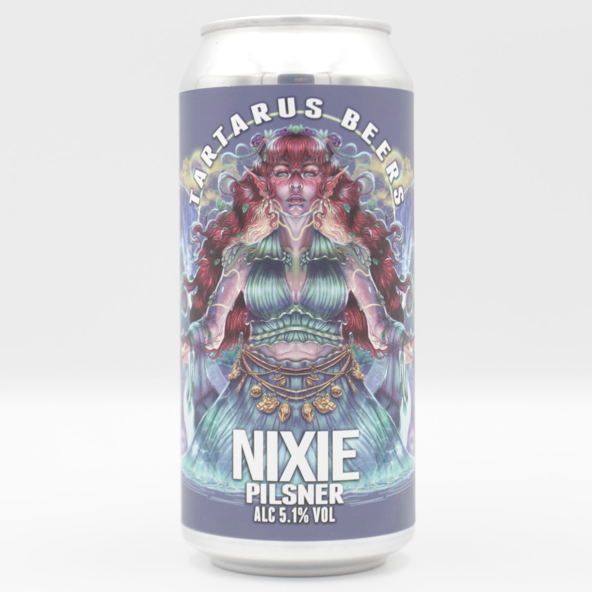 This is a can of Tartarus - Nixie - 5.1% (440ml). It is a Lager / Pilsner / Kölsch craft beer available to buy from Ghost Whale, voted London's best craft beer shop.