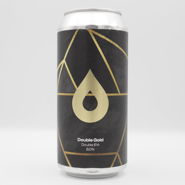 This is a can of Polly's Brew Co - Double Gold - 8% (440ml). It is a Double IPA craft beer available to buy from Ghost Whale, voted London's best craft beer shop.