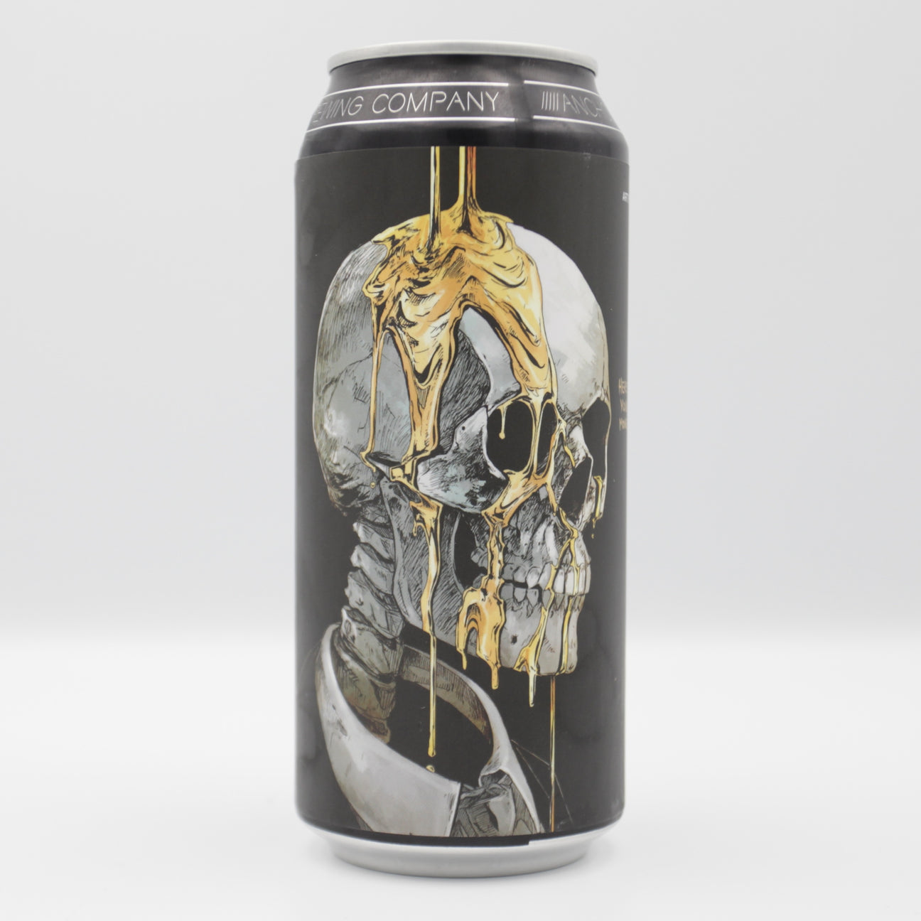 This is a can of Anchorage - Greed - 10% (473ml). It is a Triple IPA craft beer available to buy from Ghost Whale, voted London's best craft beer shop.