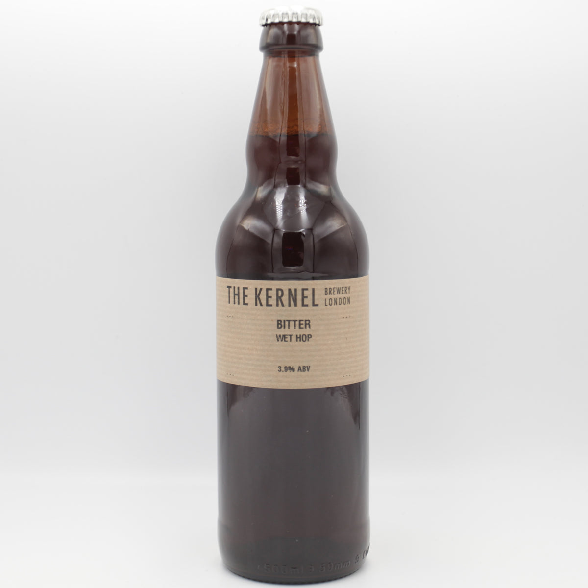 This is a bottle of The Kernel - Bitter: Wet Hop - 3.9% (500ml). It is a Traditional English Ale craft beer available to buy from Ghost Whale, voted London's best craft beer shop.