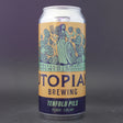 This is a can of Utopian - Tenfold Pils - 3.9% (440ml). It is a Lager / Pilsner / Kölsch craft beer available to buy from Ghost Whale, voted London's best craft beer shop.