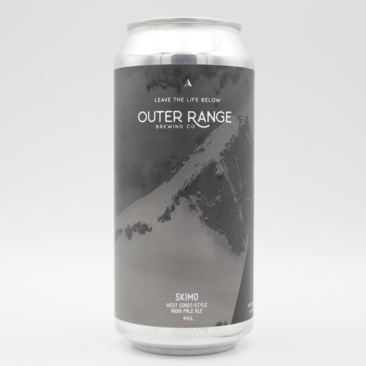 This is a can of Outer Range - Skimo - 6.6% (440ml). It is a IPA craft beer available to buy from Ghost Whale, voted London's best craft beer shop.