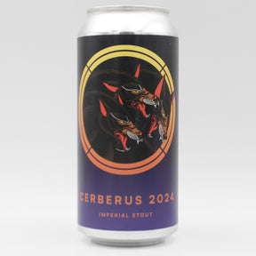 This is a can of Otherworld - Cerberus 2024 - 10.7% (440ml). It is a Imperial Stout / Porter craft beer available to buy from Ghost Whale, voted London's best craft beer shop.