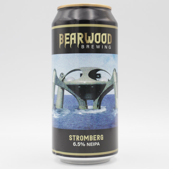 This is a can of Bearwood - Stromberg - 6.5% (440ml). It is a IPA craft beer available to buy from Ghost Whale, voted London's best craft beer shop.