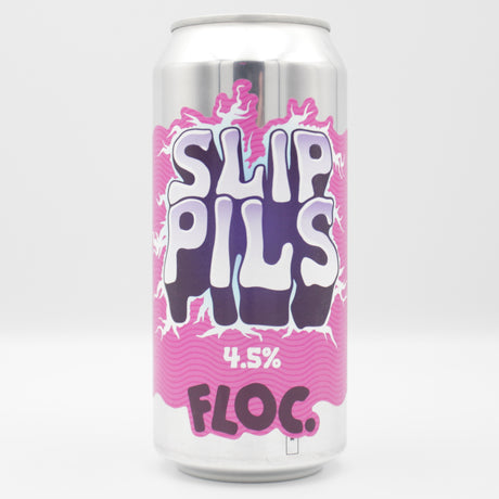 This is a can of Floc - Slip Pils - 4.5% (440ml). It is a Lager / Pilsner / Kölsch craft beer available to buy from Ghost Whale, voted London's best craft beer shop.