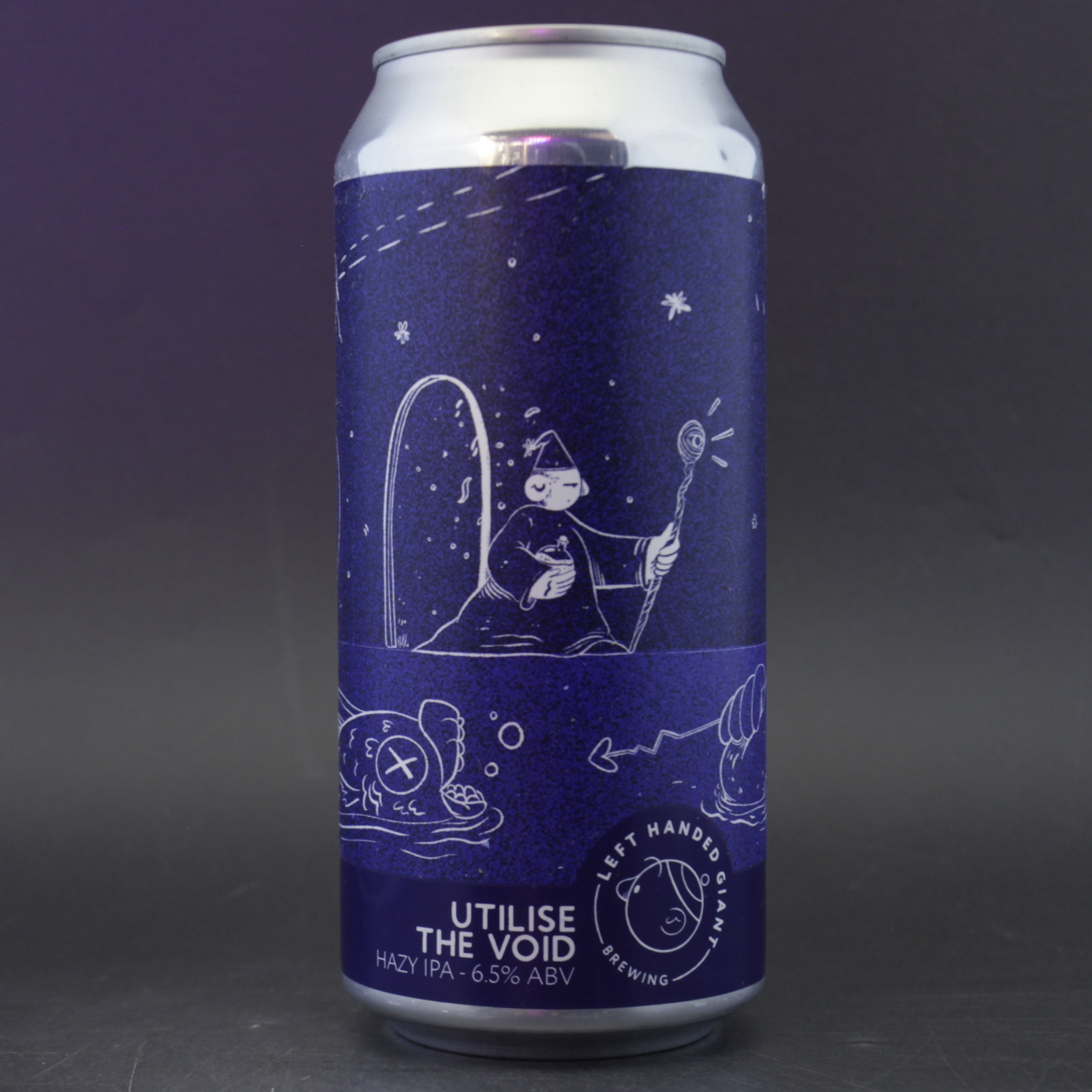 Left Handed Giant - Utilise The Void - 6.5% (440ml) - Ghost Whale