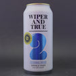 This is a can of Wiper And True / Five Points - Double Take - 0.5% (440ml). It is a Stout / Porter craft beer available to buy from Ghost Whale, voted London's best craft beer shop.