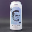 This is a can of Factory Brewing - Speaking Of... - 8% (440ml). It is a Double IPA craft beer available to buy from Ghost Whale, voted London's best craft beer shop.
