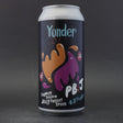 This is a can of Yonder - PB&J - 4.2% (440ml). It is a Stout / Porter craft beer available to buy from Ghost Whale, voted London's best craft beer shop.