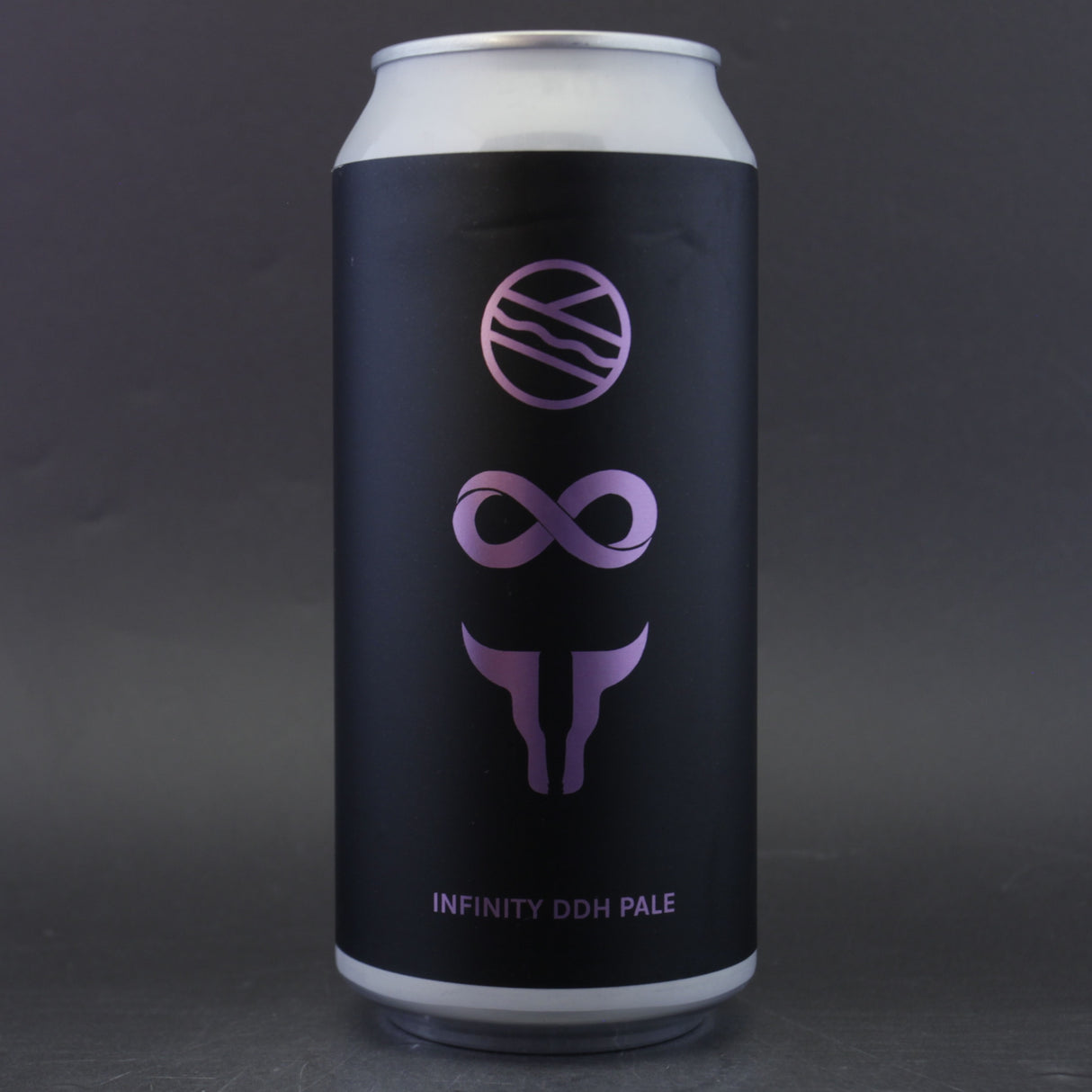 This is a can of Pomona Island / Rivington - Infinity DDH Pale - 5.4% (440ml). It is a Pale Ale craft beer available to buy from Ghost Whale, voted London's best craft beer shop.