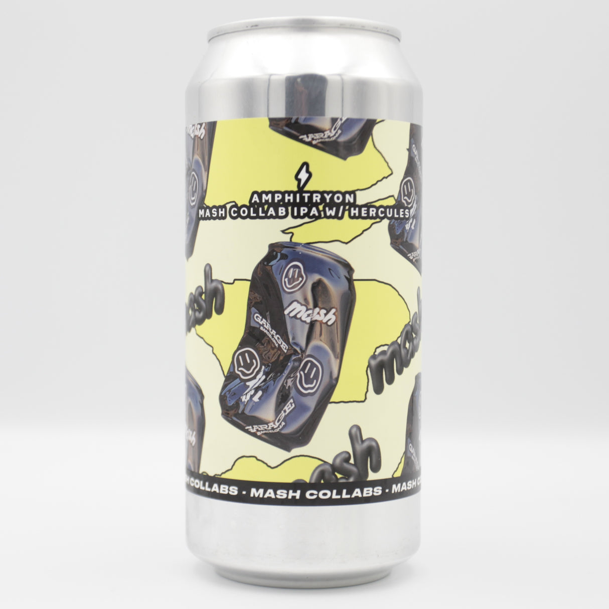 This is a can of Garage Beer Co / Hercules - Amphitryon - 6% (440ml). It is a IPA craft beer available to buy from Ghost Whale, voted London's best craft beer shop.