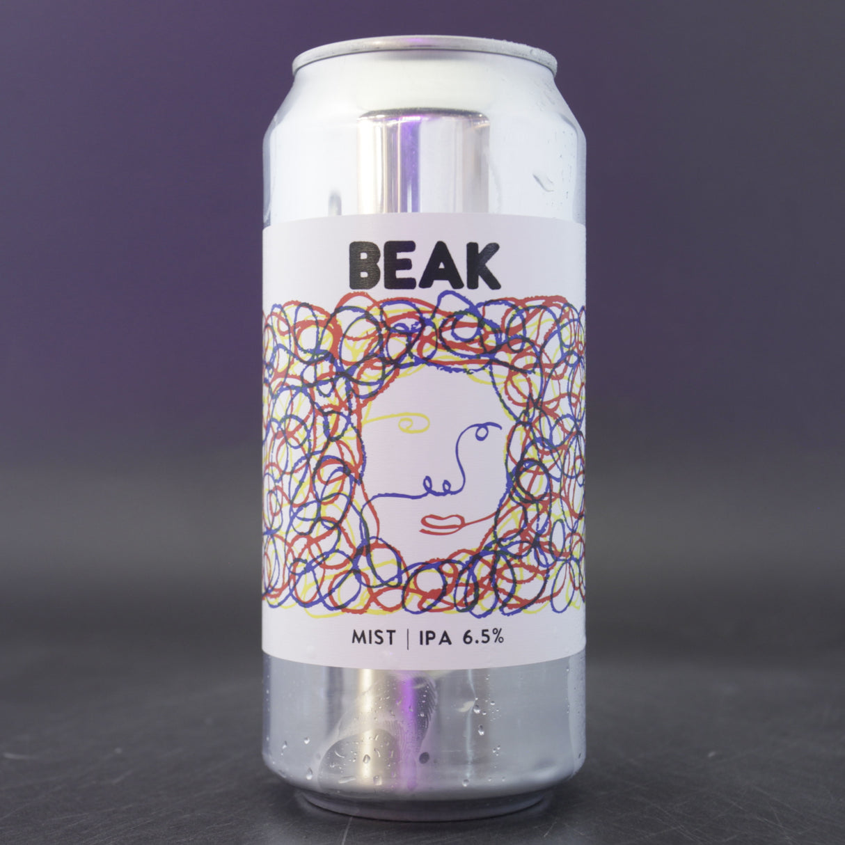 This is a can of Beak Brewery - Mist - 6.5% (440ml). It is a Pale Ale craft beer available to buy from Ghost Whale, voted London's best craft beer shop.