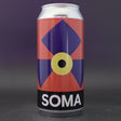 This is a can of SOMA - Cargo - 8% (440ml). It is a Double IPA craft beer available to buy from Ghost Whale, voted London's best craft beer shop.