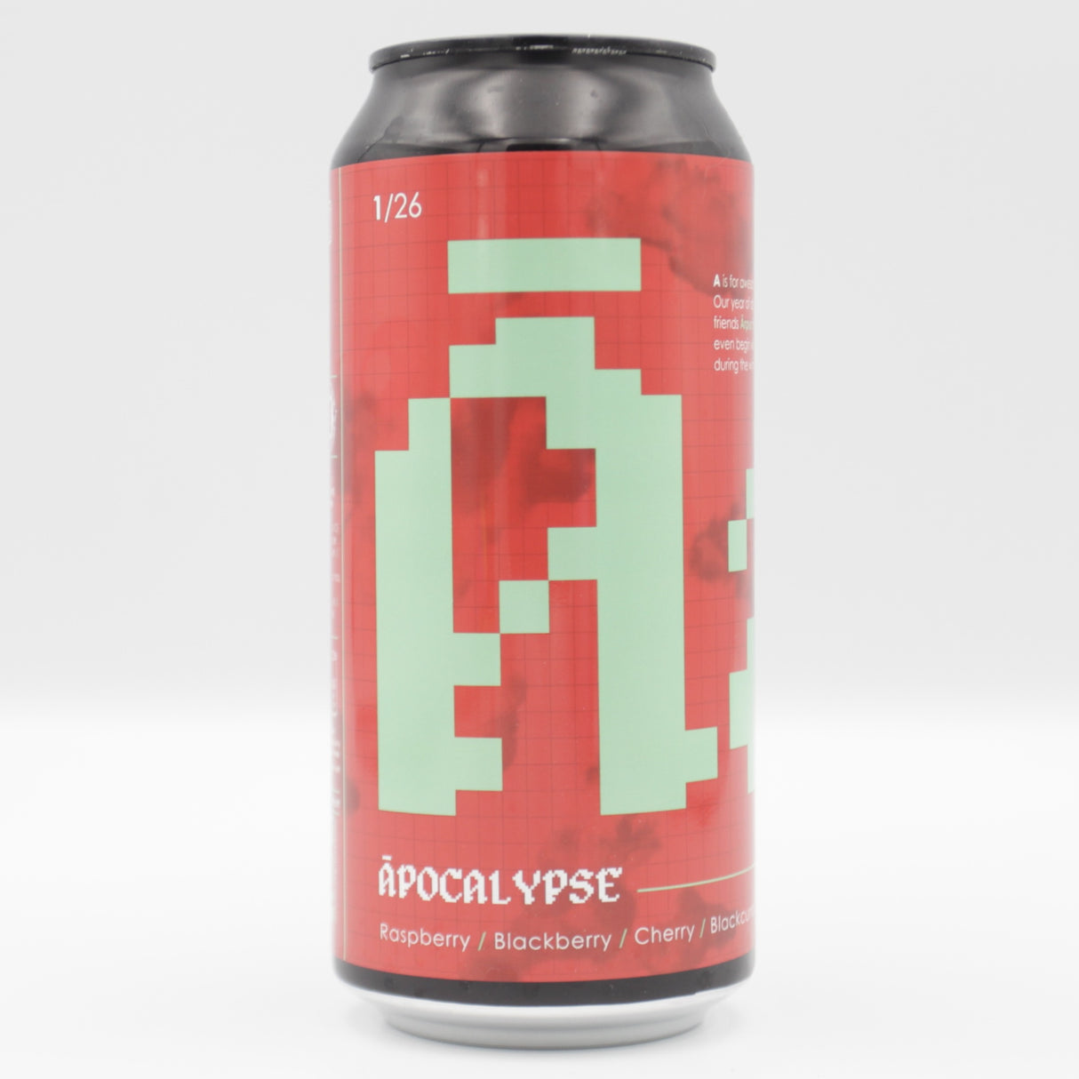 This is a can of Neon Raptor / Arpus Brewing Co - Apocalypse - 8% (440ml). It is a Sour craft beer available to buy from Ghost Whale, voted London's best craft beer shop.