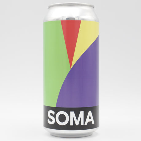 This is a can of SOMA - Origin - 8% (440ml). It is a Double IPA craft beer available to buy from Ghost Whale, voted London's best craft beer shop.