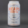 This is a can of Heaps Normal - Quiet XPA - 0.5% (375ml). It is a Pale Ale craft beer available to buy from Ghost Whale, voted London's best craft beer shop.