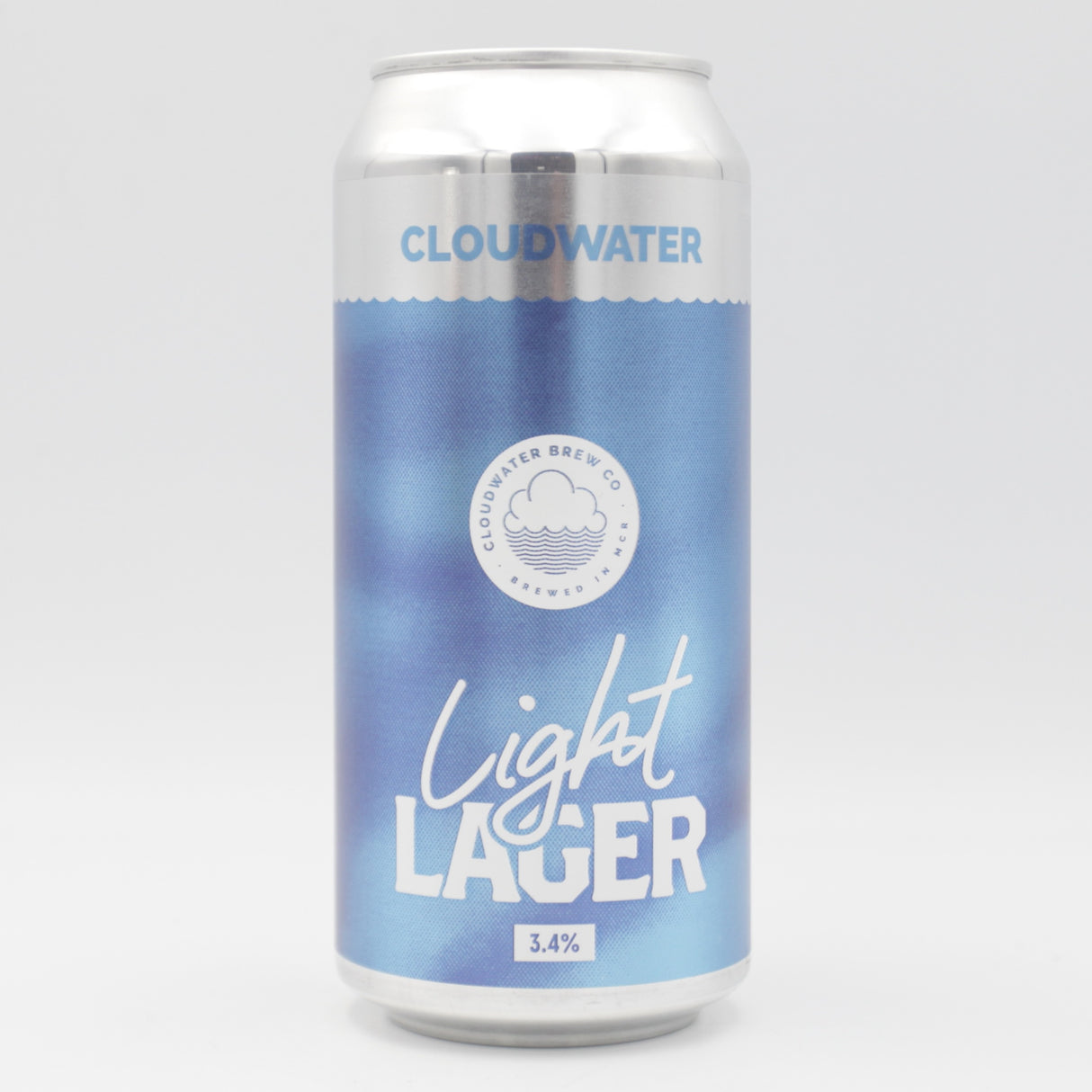 This is a can of Cloudwater - Light Lager - 3.4% (440ml). It is a Lager / Pilsner / Kölsch craft beer available to buy from Ghost Whale, voted London's best craft beer shop.