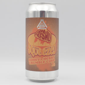 This is a can of Glass Pyramid Project - Freshly Squeezed: Honey Cherry Crumble - 7% (440ml). It is a Sour craft beer available to buy from Ghost Whale, voted London's best craft beer shop.