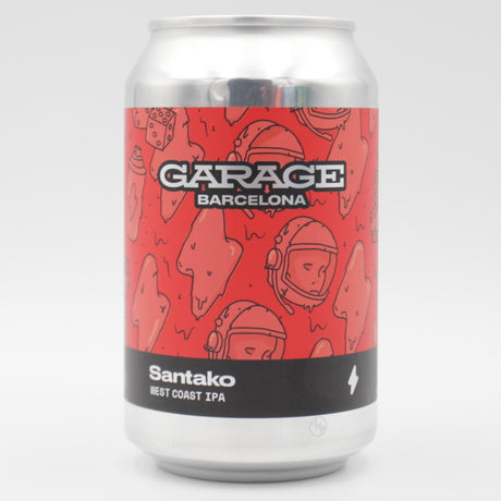 This is a can of Garage Beer Co - Santako - 6% (330ml). It is a Pale Ale craft beer available to buy from Ghost Whale, voted London's best craft beer shop.