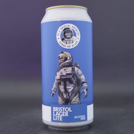 This is a can of New Bristol Brewery - New Bristol Lite - 0.5% (440ml). It is a Lager / Pilsner / Kölsch craft beer available to buy from Ghost Whale, voted London's best craft beer shop.