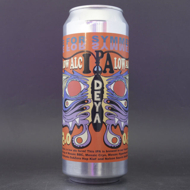 This is a can of DEYA - Eye For Symmetry - 0.5% (500ml). It is a Pale Ale craft beer available to buy from Ghost Whale, voted London's best craft beer shop.