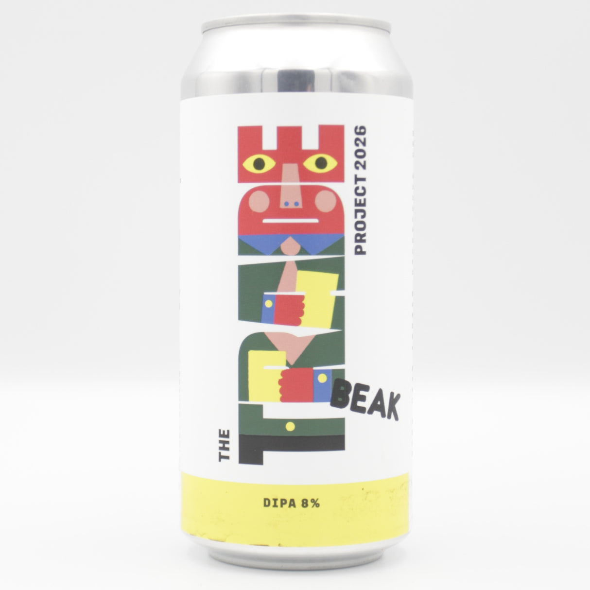 This is a can of Beak - Trade Project Double IPA - 8% (440ml). It is a Double IPA craft beer available to buy from Ghost Whale, voted London's best craft beer shop.