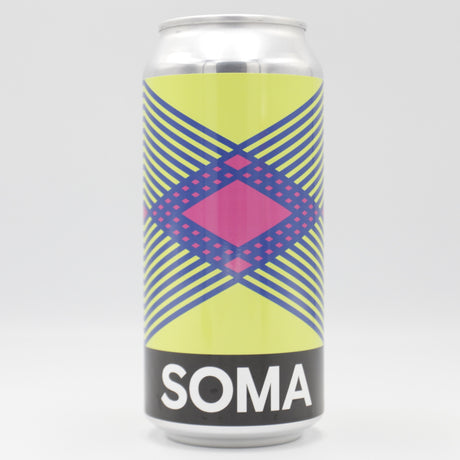 This is a can of SOMA - Maze - 6.5% (440ml). It is a IPA craft beer available to buy from Ghost Whale, voted London's best craft beer shop.