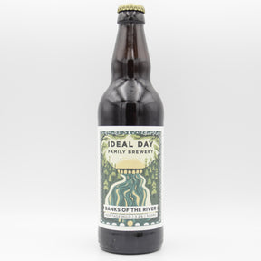 This is a bottle of Ideal Day - Banks Of The River - 3.4% (500ml). It is a Traditional English Ale craft beer available to buy from Ghost Whale, voted London's best craft beer shop.