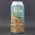 This is a can of Burning Sky - Luppoleto Pils - 4.6% (440ml). It is a Lager / Pilsner / Kölsch craft beer available to buy from Ghost Whale, voted London's best craft beer shop.