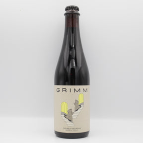 This is a bottle of Grimm Artisanal Ales - Double Negative - 10% (500ml). It is a Imperial Stout / Porter craft beer available to buy from Ghost Whale, voted London's best craft beer shop.