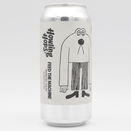 This is a can of Howling Hops - Feed The Machine - 5% (440ml). It is a Pale Ale craft beer available to buy from Ghost Whale, voted London's best craft beer shop.