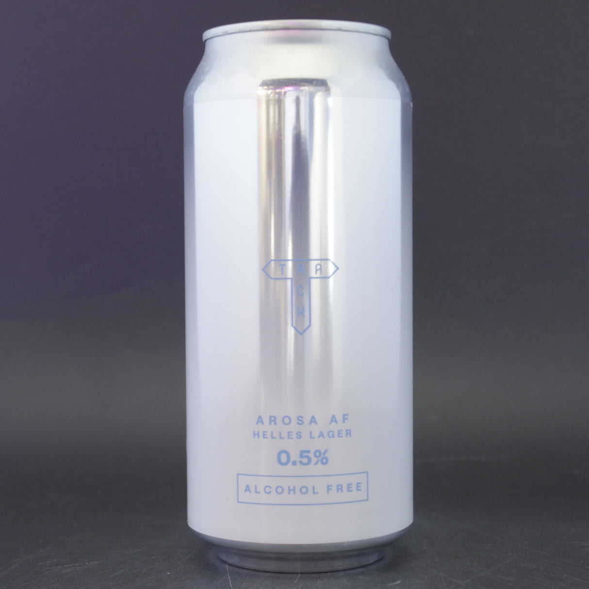 This is a can of Track - Arosa AF - 0.5% (440ml). It is a Lager / Pilsner / Kölsch craft beer available to buy from Ghost Whale, voted London's best craft beer shop.