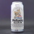 This is a can of Simple Things Fermentations - Saison Motueka - 6% (440ml). It is a Saison craft beer available to buy from Ghost Whale, voted London's best craft beer shop.